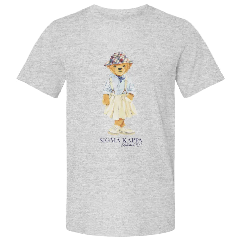 Sigma Kappa Bear T Shirt