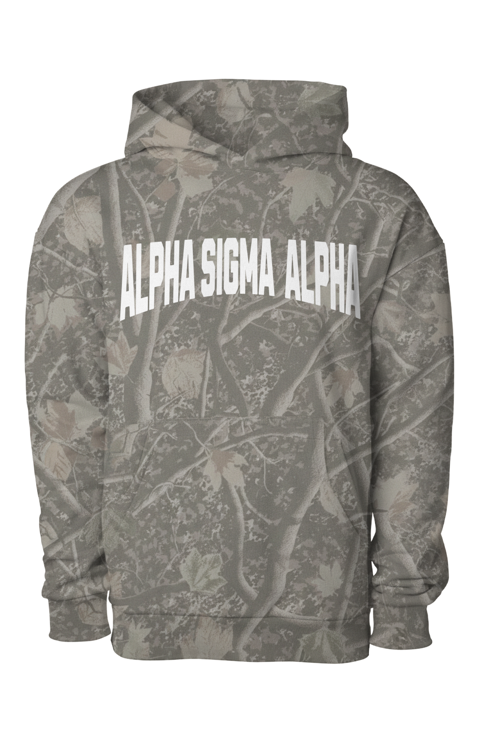 Alpha Sigma Alpha Camo Heavyweight Hoodie