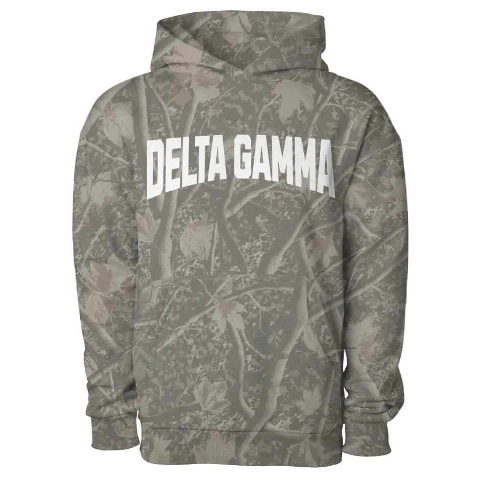 Delta Gamma Camo Heavyweight Hoodie