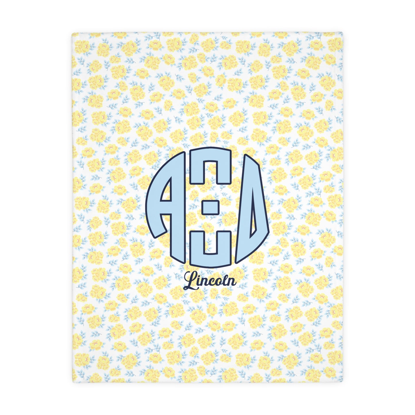 Alpha Xi Delta Double Sided Personalized Fleece Blanket - Ivy Society