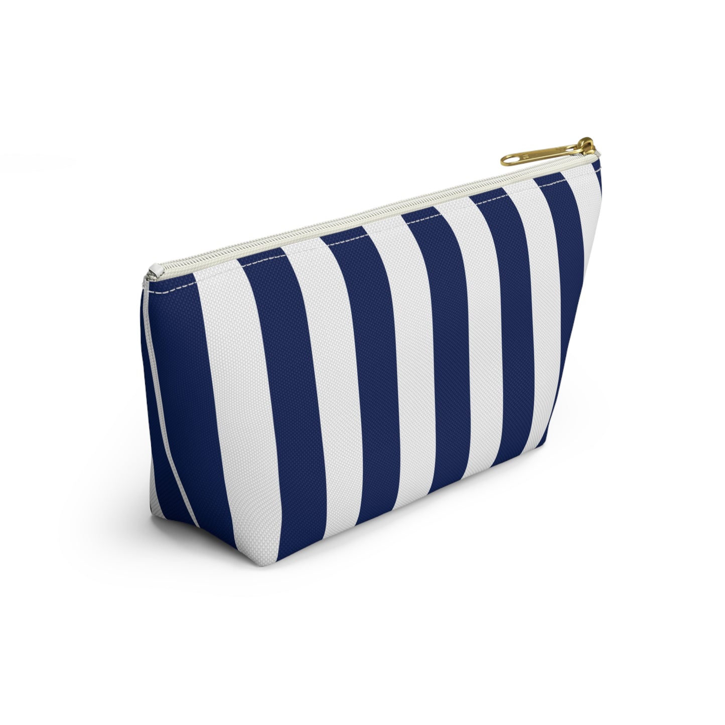 Delta Gamma Personalized Stripe Makeup Bag - Ivy Society