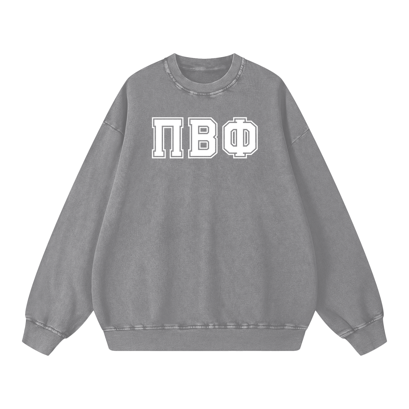 Pi Beta Phi Letters Oversized Sweatshirt - Ivy Society