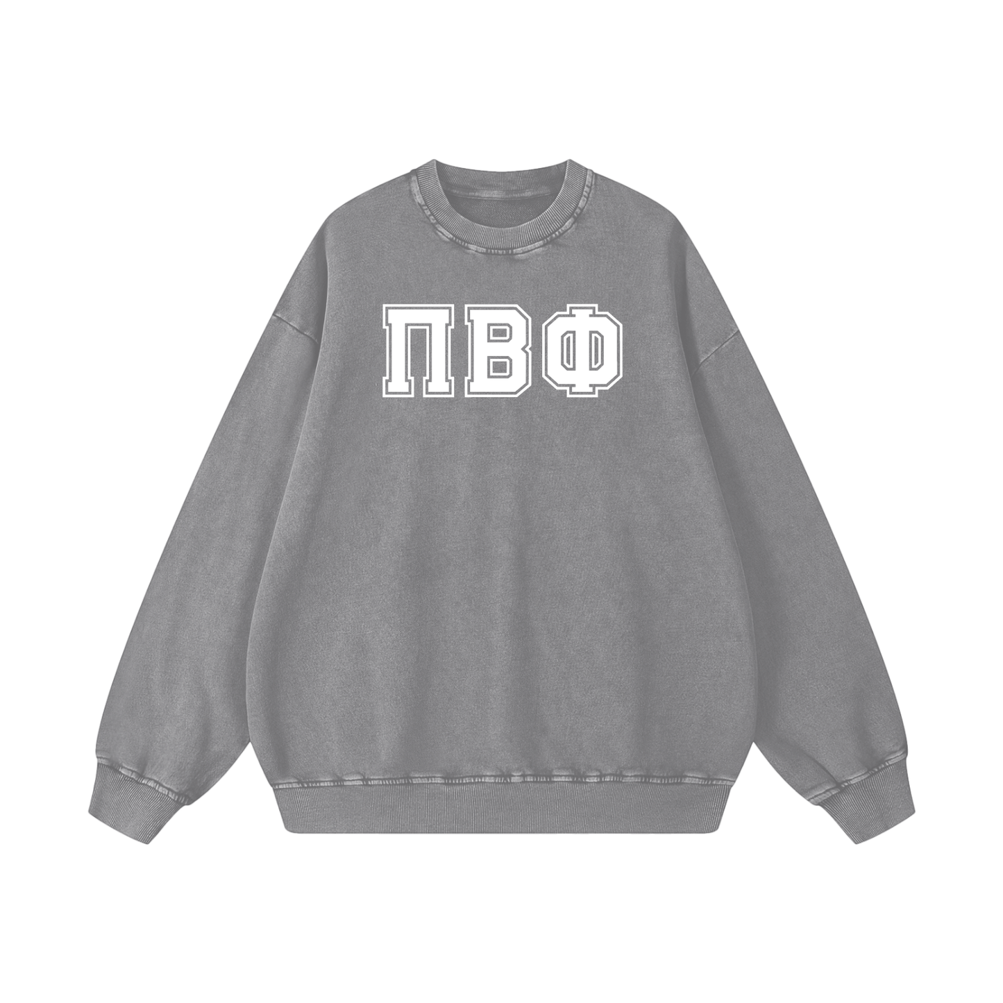 Pi Beta Phi Letters Oversized Sweatshirt - Ivy Society
