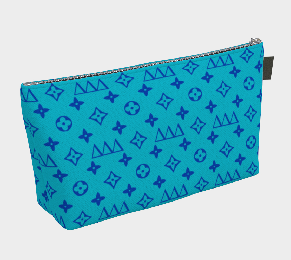 Tri Delta Design Makeup Bag