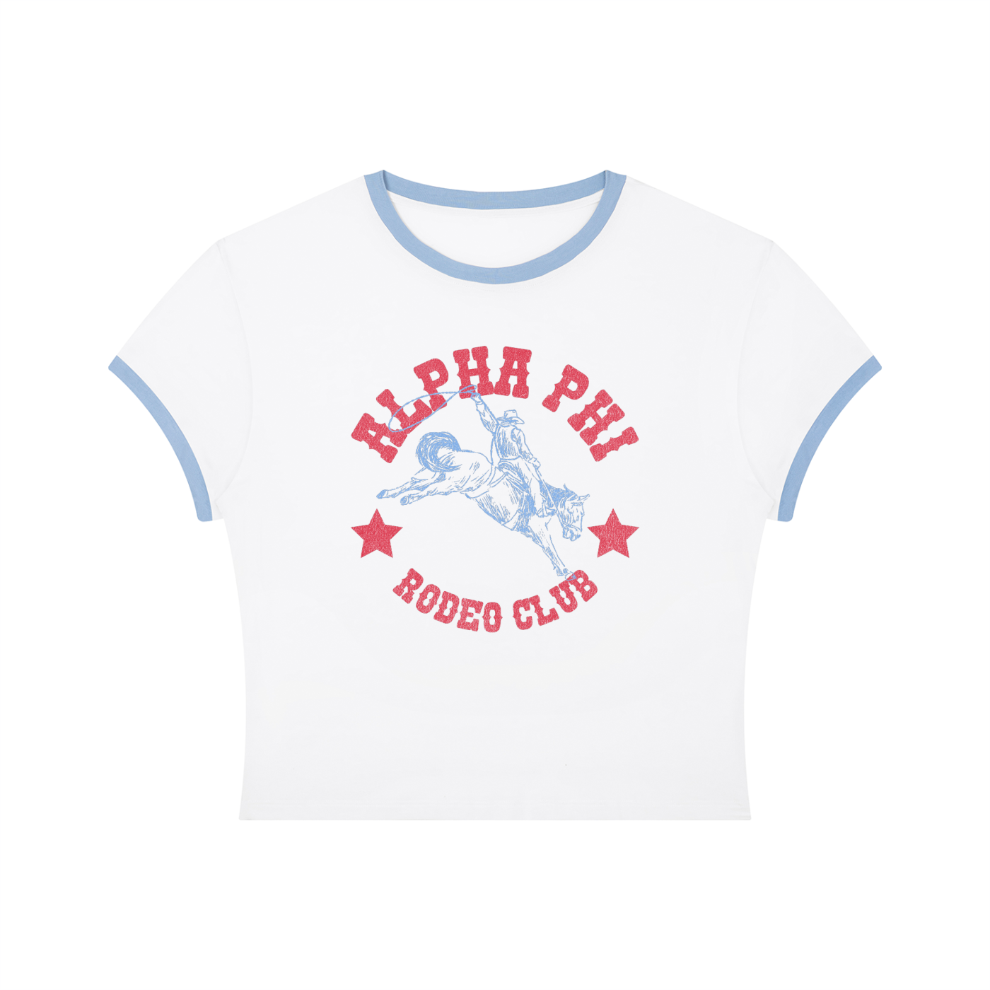 Alpha Phi Rodeo Club Ringer Tee