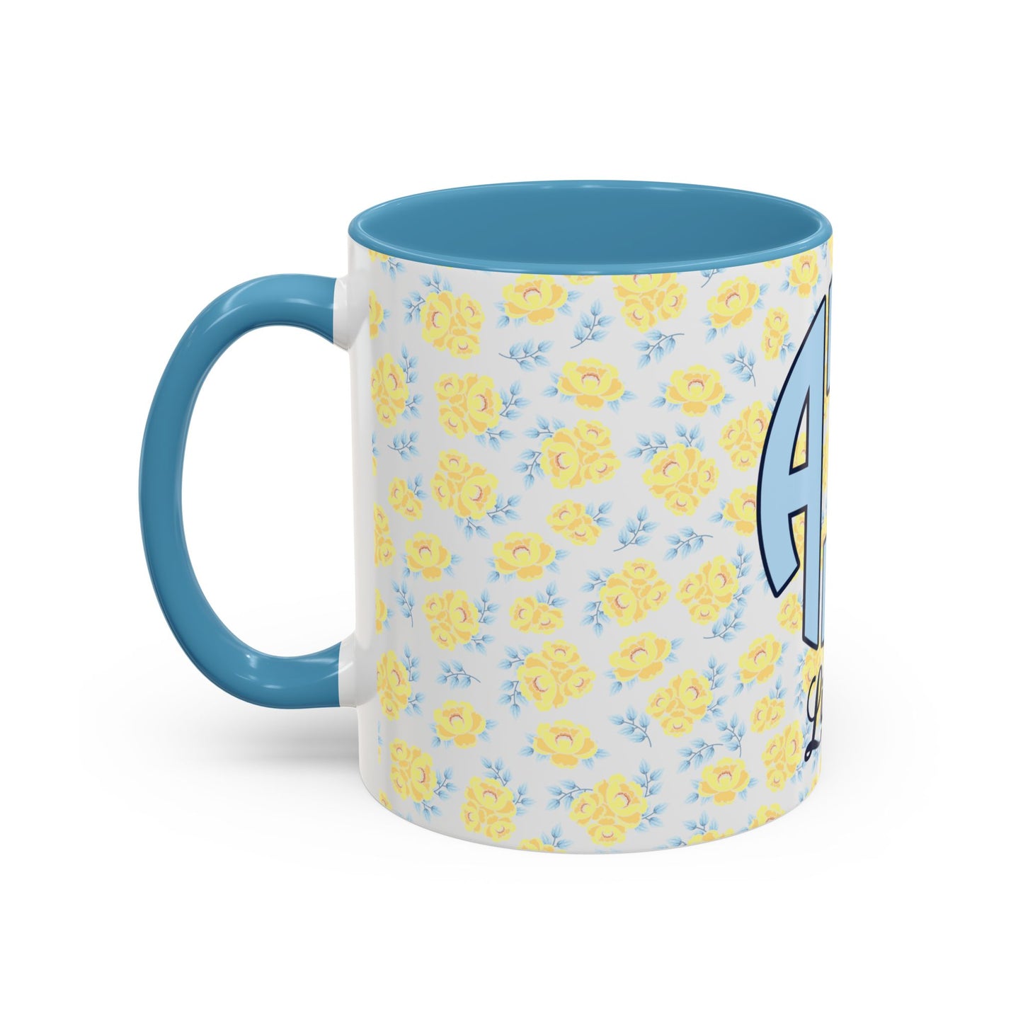 Alpha Xi Delta Personalized Flower Mug - Ivy Society