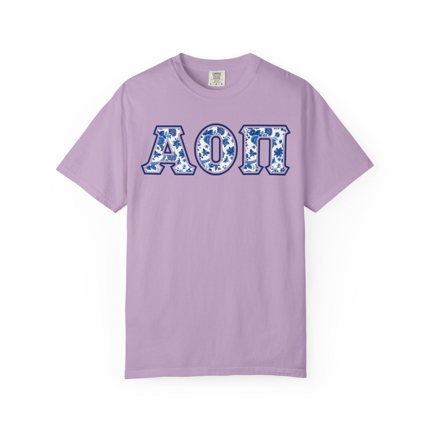 Alpha Omicron Pi Blue Willow T Shirt - Ivy Society