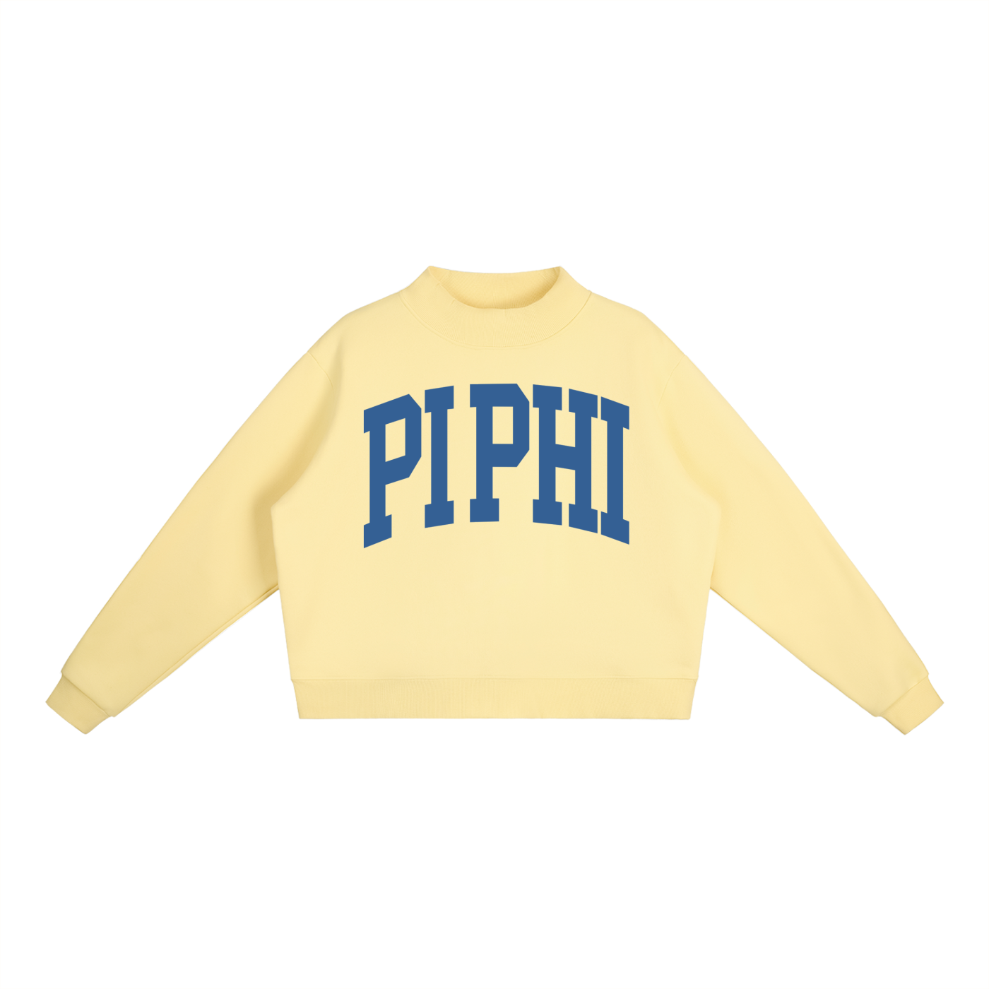 Pi Beta Phi Big Mock Neck Sweatshirt - Ivy Society