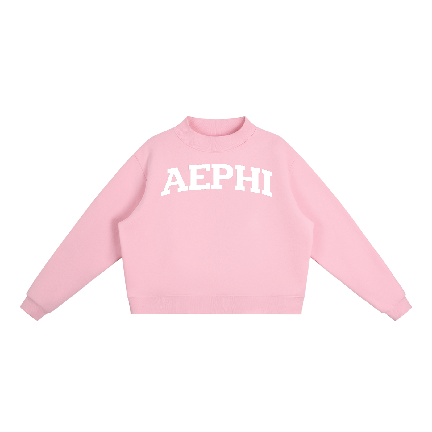 Alpha Epsilon Phi Mock Neck Sweatshirt - Ivy Society
