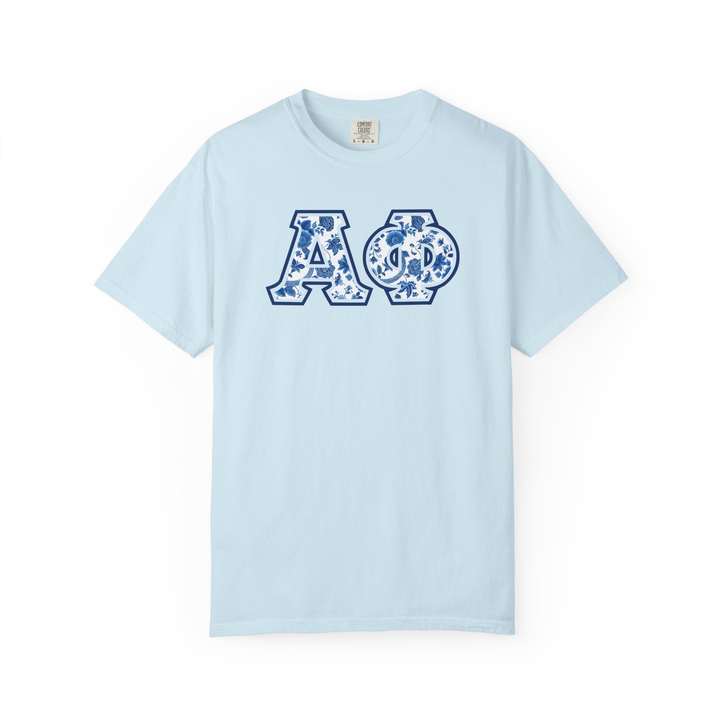 Alpha Phi Blue Willow T Shirt - Ivy Society