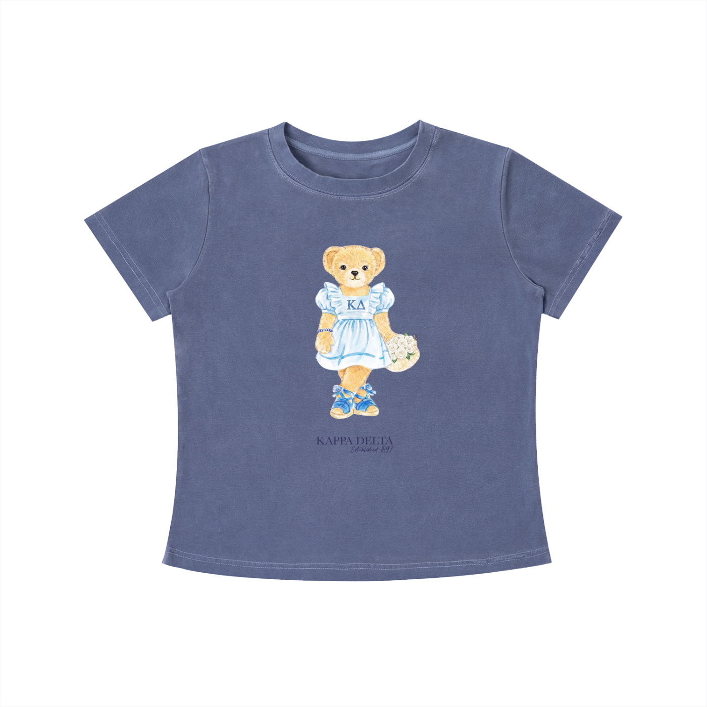 Kappa Delta Flower Bear T Shirt