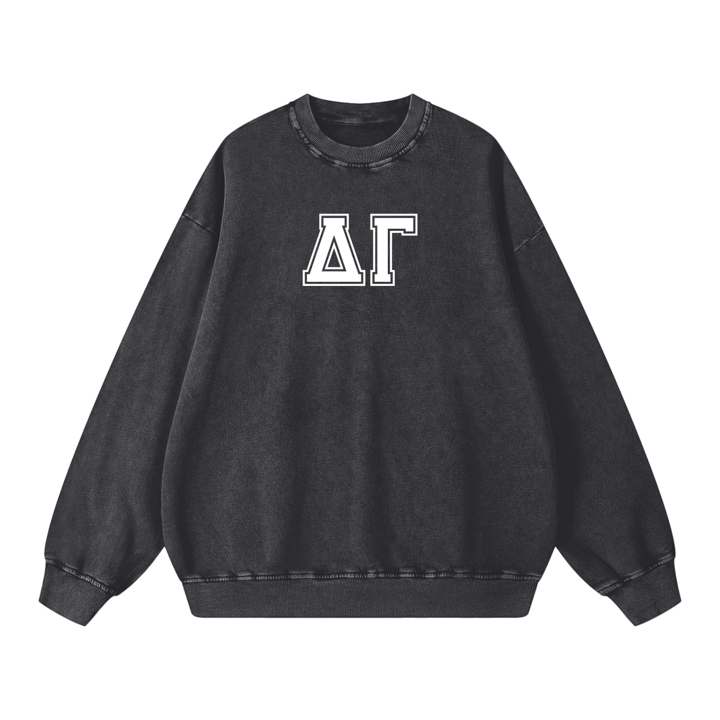 Snow Washed Oversized Sweatshirt - Ivy Society