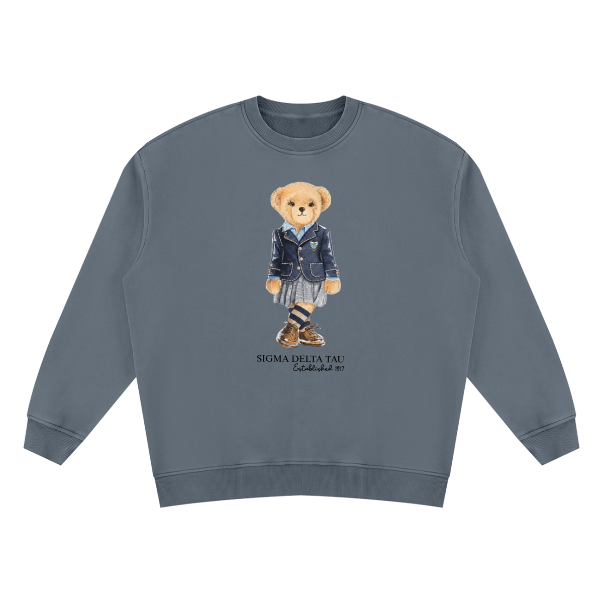 Sigma Delta Tau Sorority Bear Vintage Wash Sweatshirt