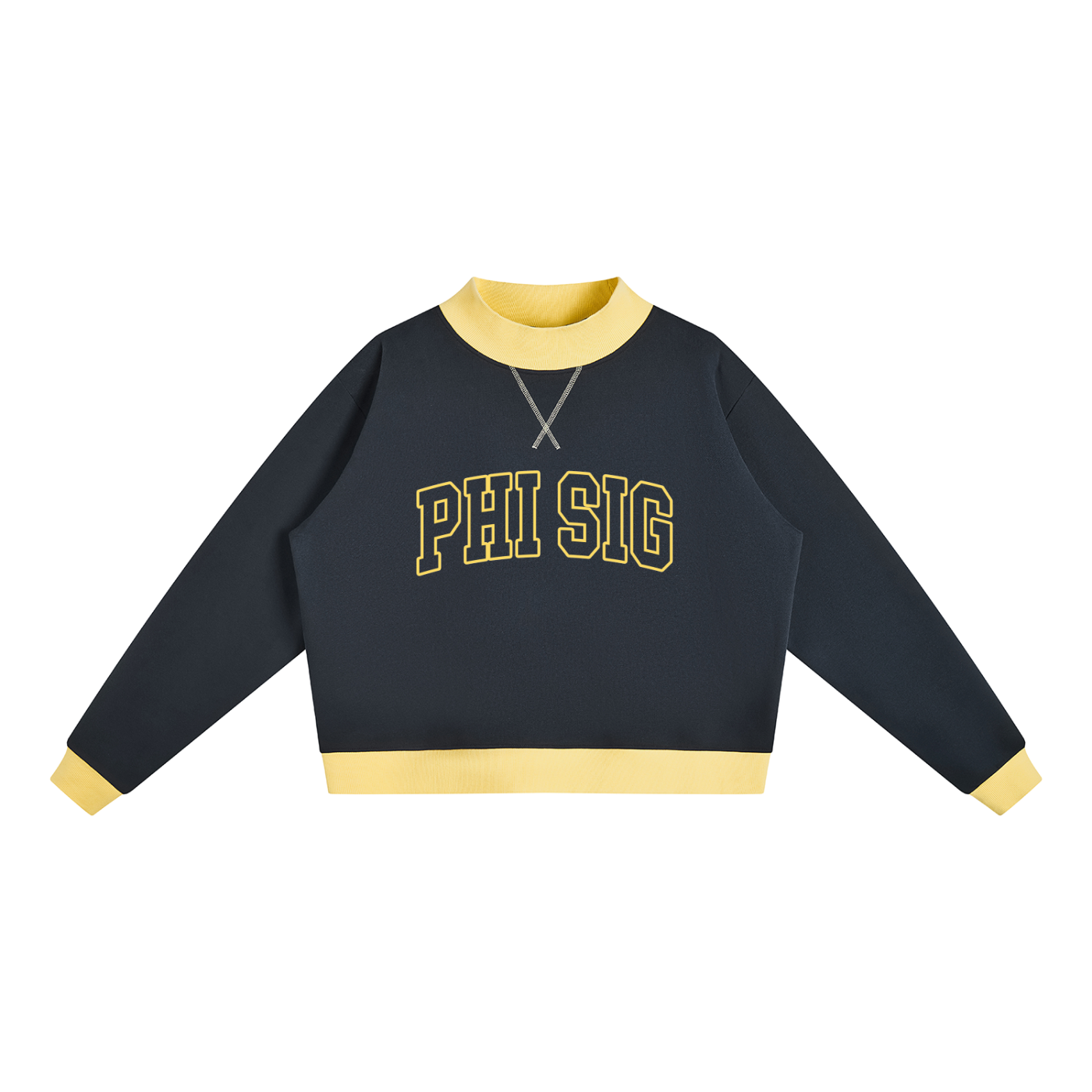 Phi Sigma Sigma Mock Neck Sweatshirt
