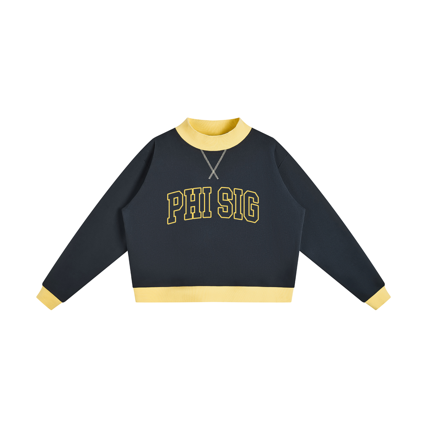 Phi Sigma Sigma Mock Neck Sweatshirt