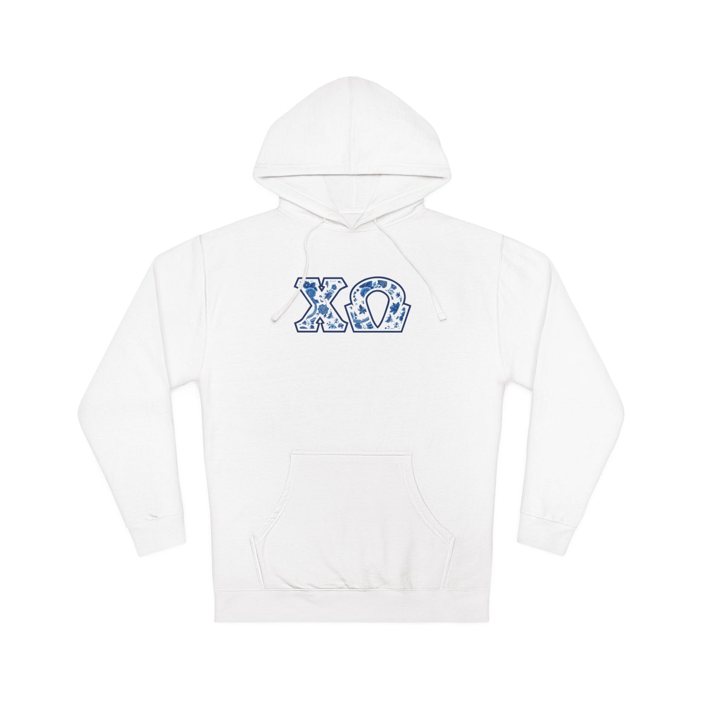 Chi Omega Blue Willow Hoodie - Ivy Society
