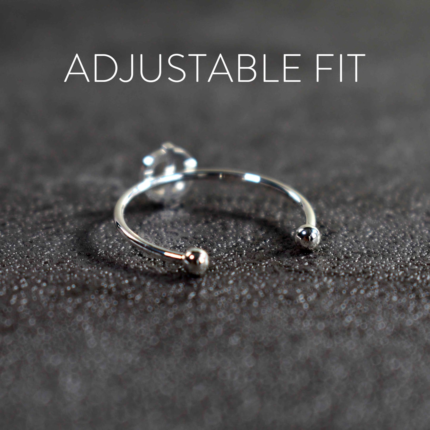 Phi Mu Silver Ring Stack - Ivy Society