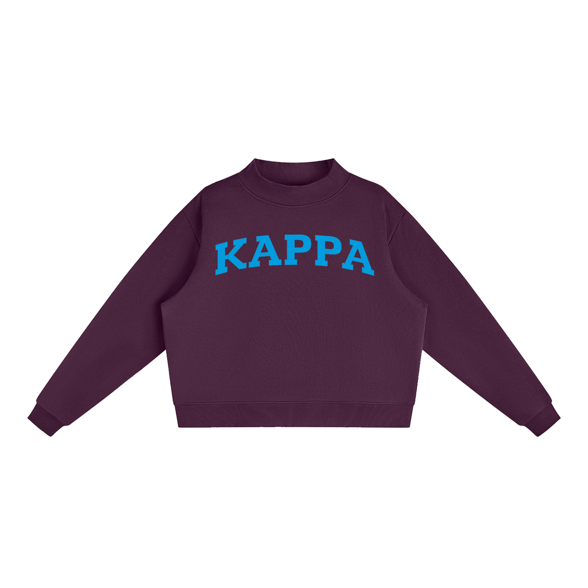 Kappa Kappa Gamma Blue Mock Neck Sweatshirt