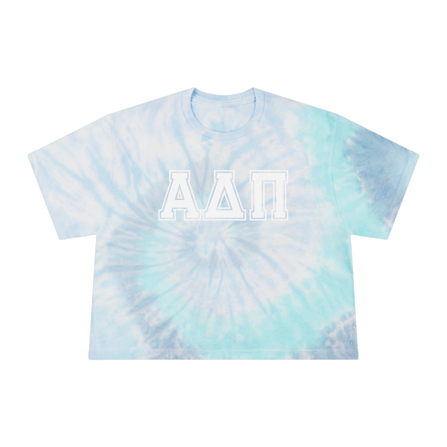 Alpha Delta Pi Tie Dye Cropped Tee - Ivy Society