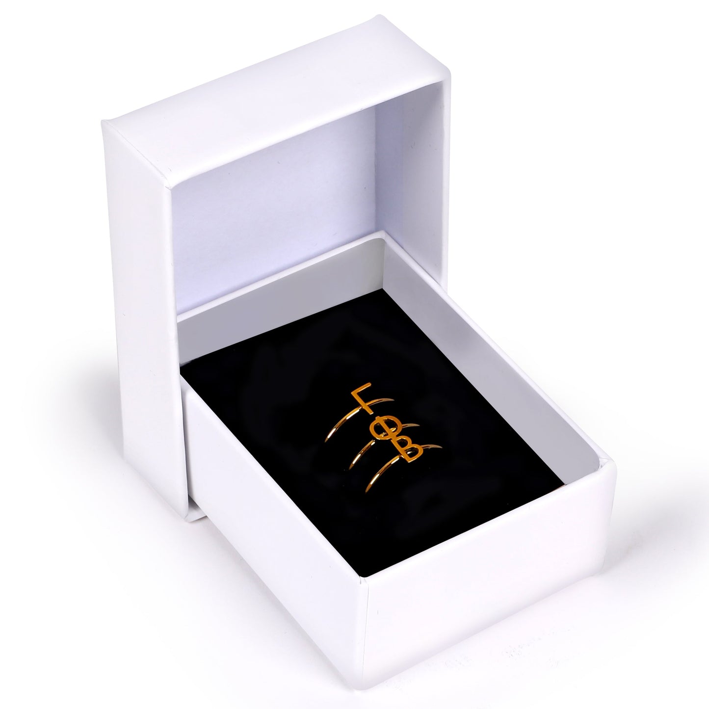 Gamma Phi Beta Gold Ring Stack - Ivy Society