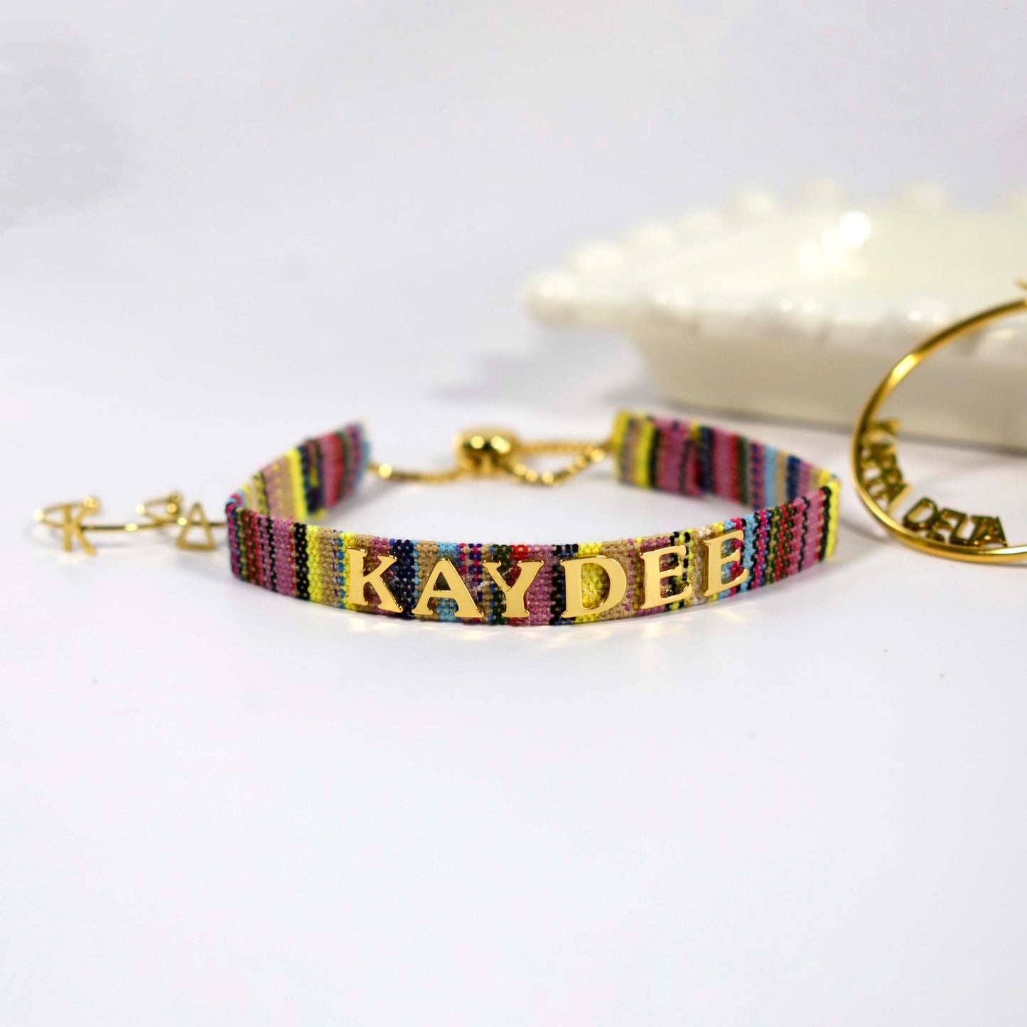 Kappa Delta Woven Bracelet - Ivy Society