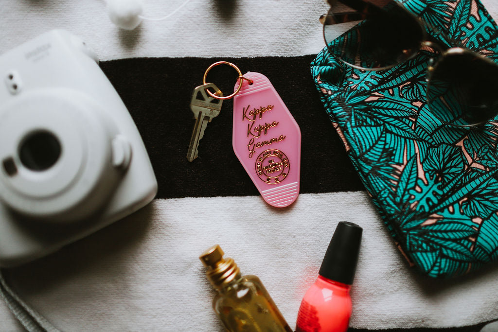 Kappa Kappa Gamma Motel Keychain - Ivy Society