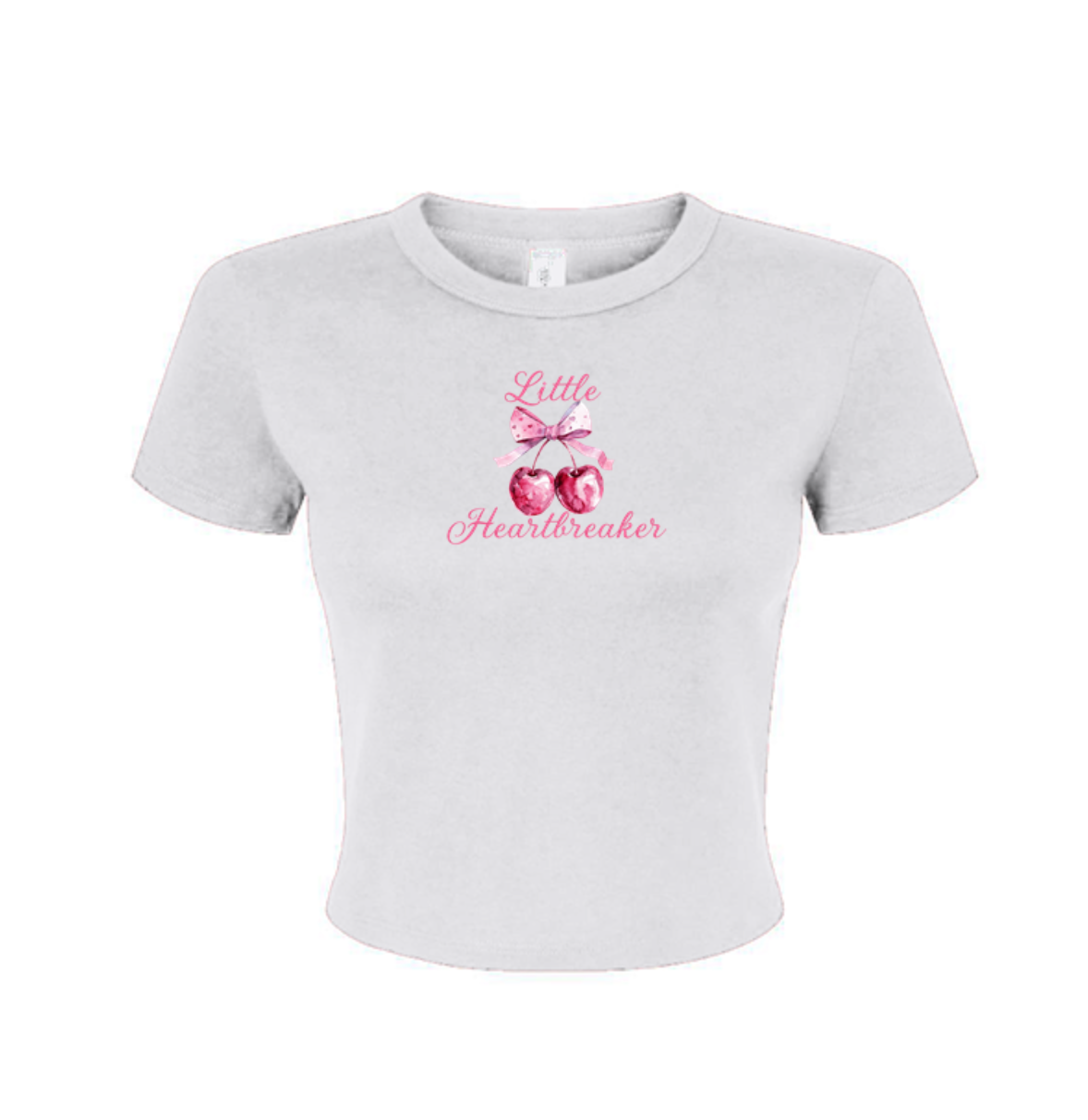 Coquette Cherries Big Little Baby Tee - Ivy Society