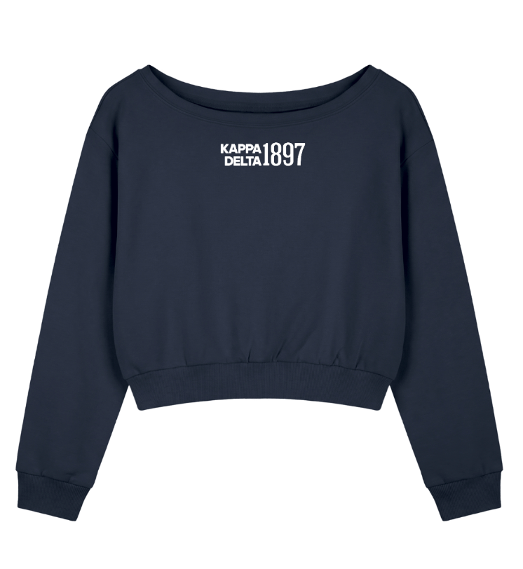 Kappa Delta 1897 Off the Shoulder Sweatshirt