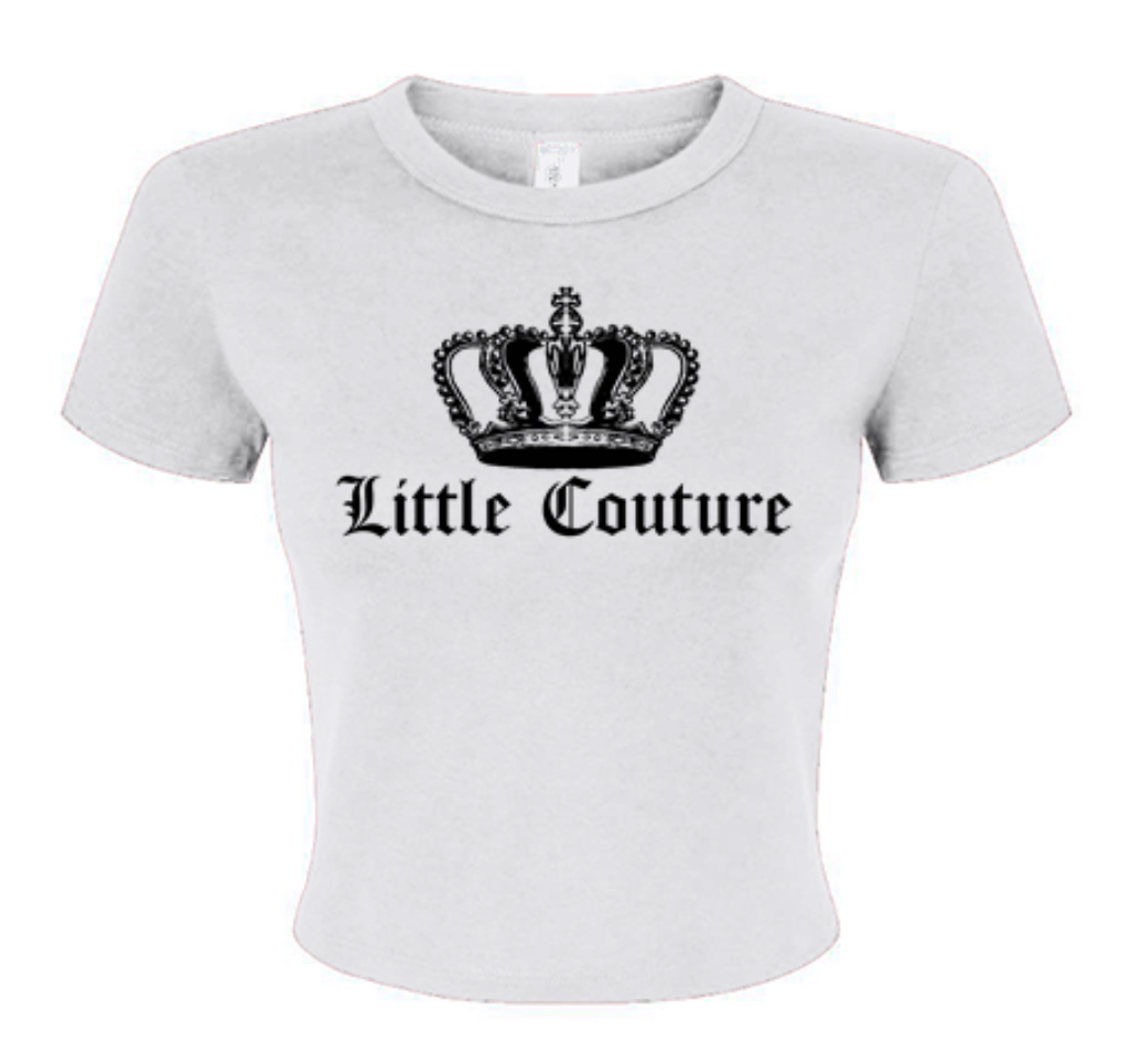 Y2K Big/Little Reveal Baby Tee - Ivy Society