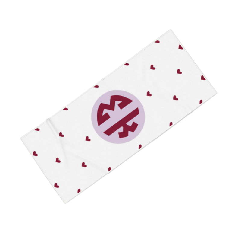 Sigma Kappa Heart Beach Towel - Ivy Society