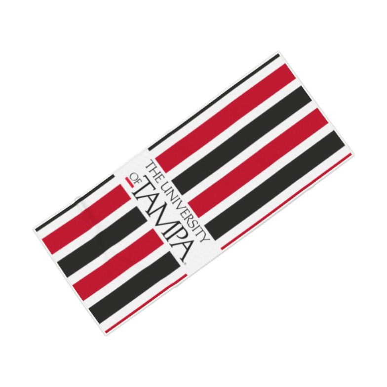 University of Tampa Striped Beach Towel - Ivy Society