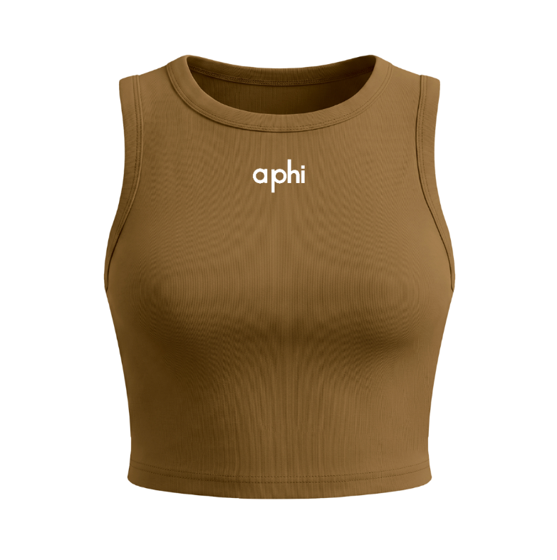 Alpha Phi Athletic Cropped Tank Top