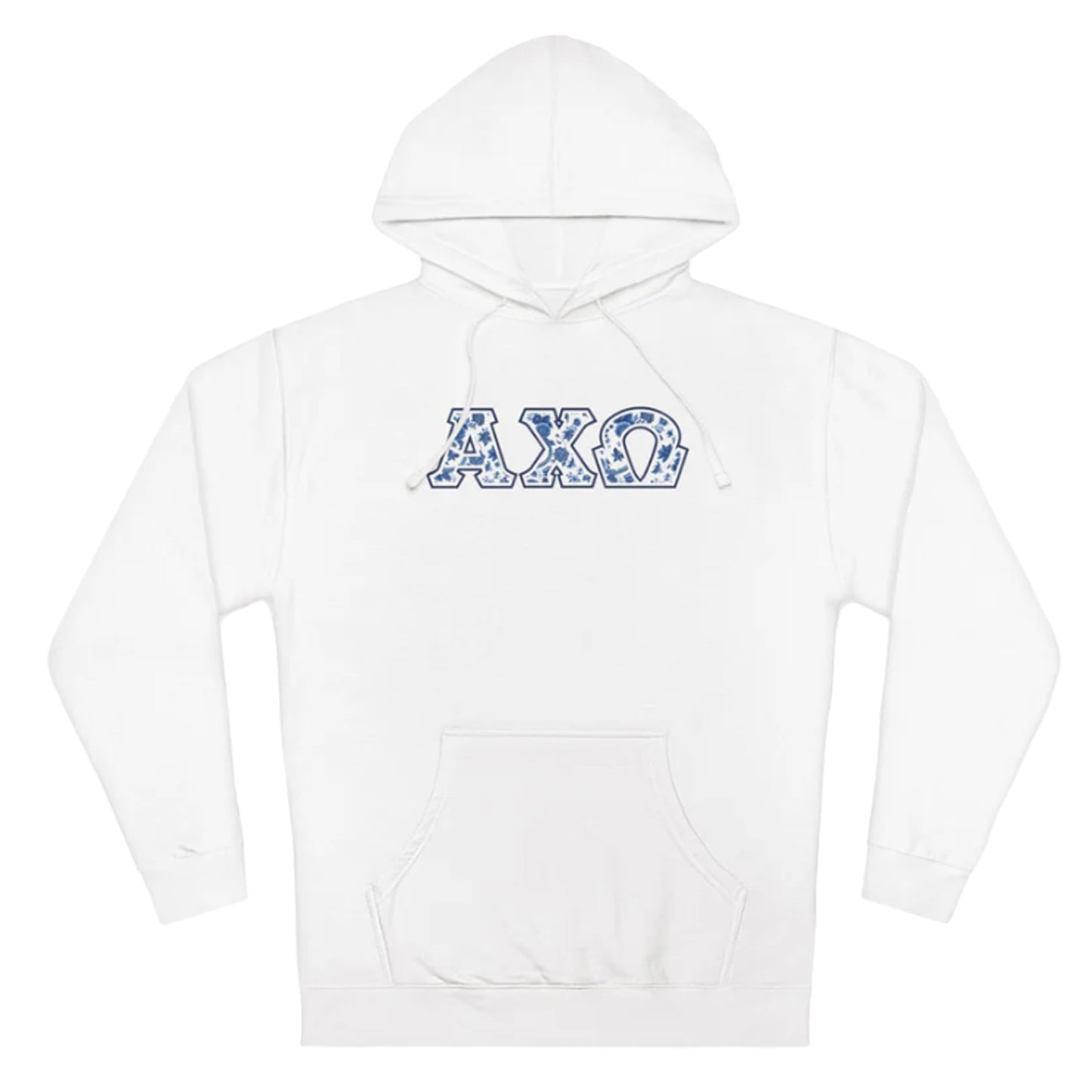 Alpha Chi Omega Blue Willow Hoodie - Ivy Society