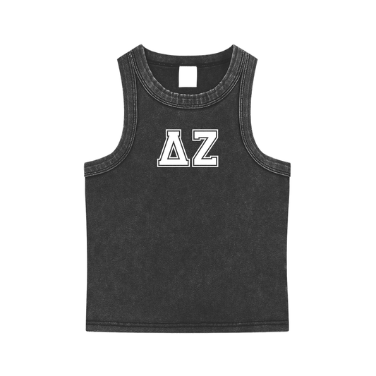 Delta Zeta Letters Tank - Ivy Society