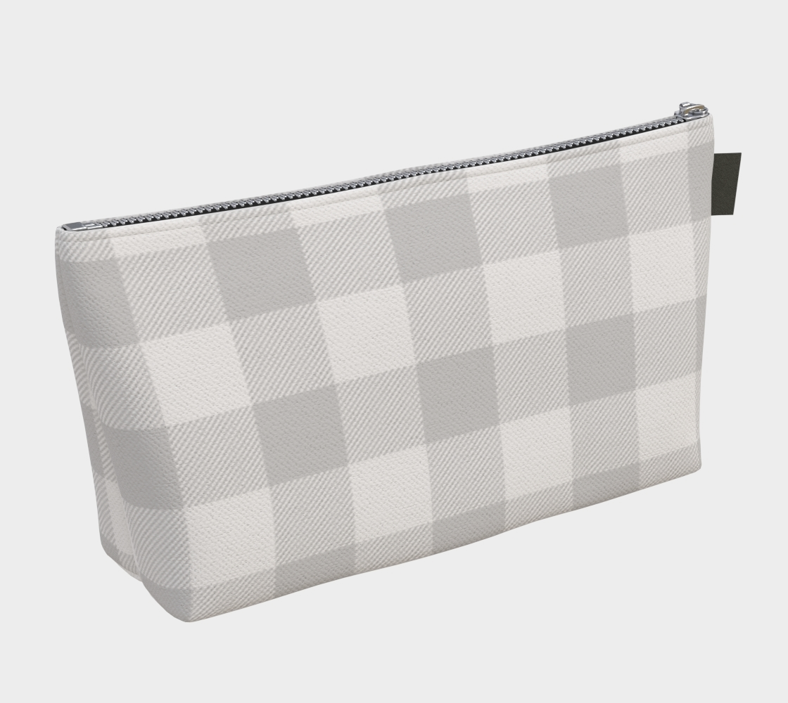 Phi Sigma Rho Personalized Gingham Makeup Bag