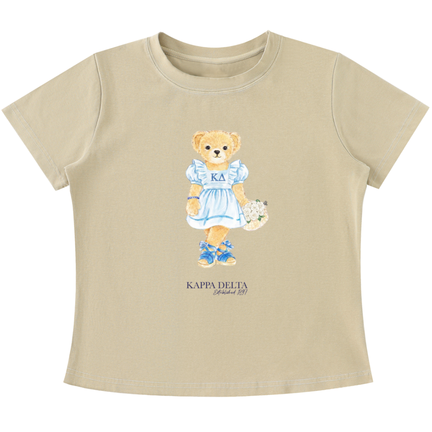 Kappa Delta Flower Bear T Shirt
