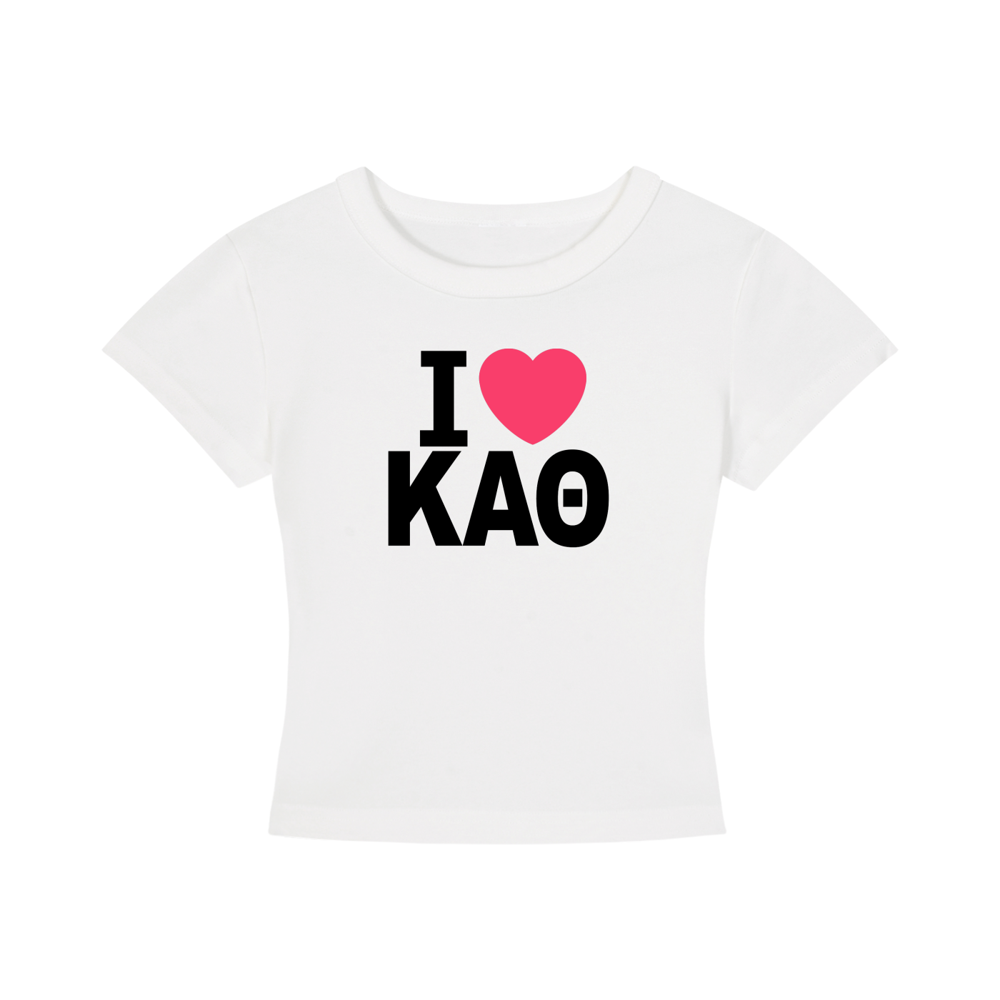 I Heart Kappa Alpha Theta Baby Tee