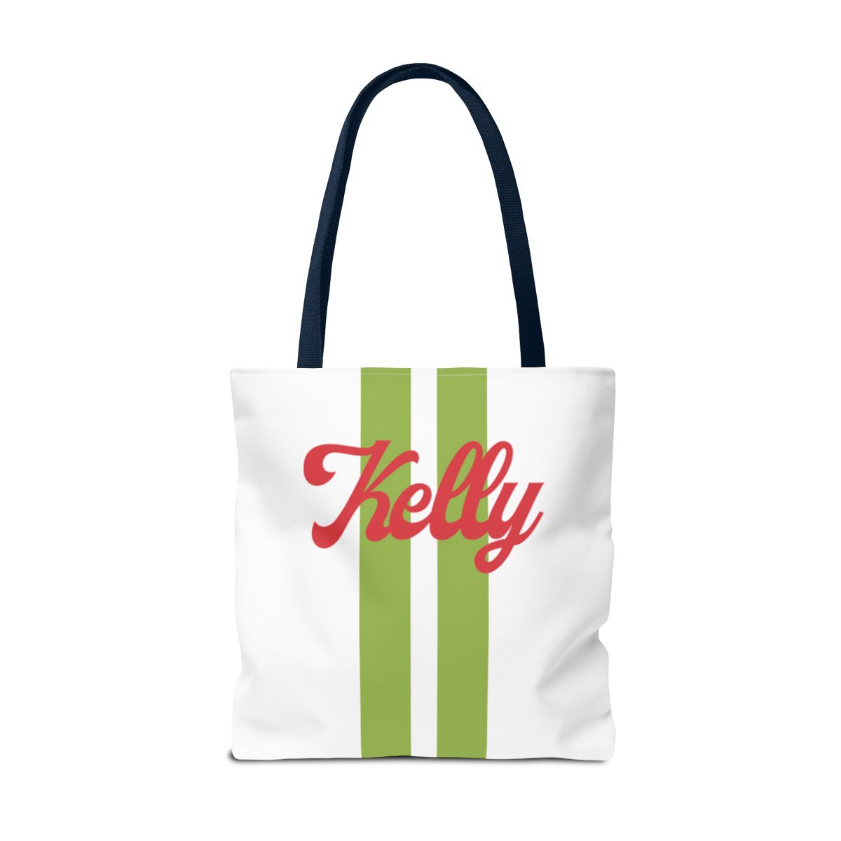 Alpha Chi Omega Personalized Stripe Tote Bag - Ivy Society