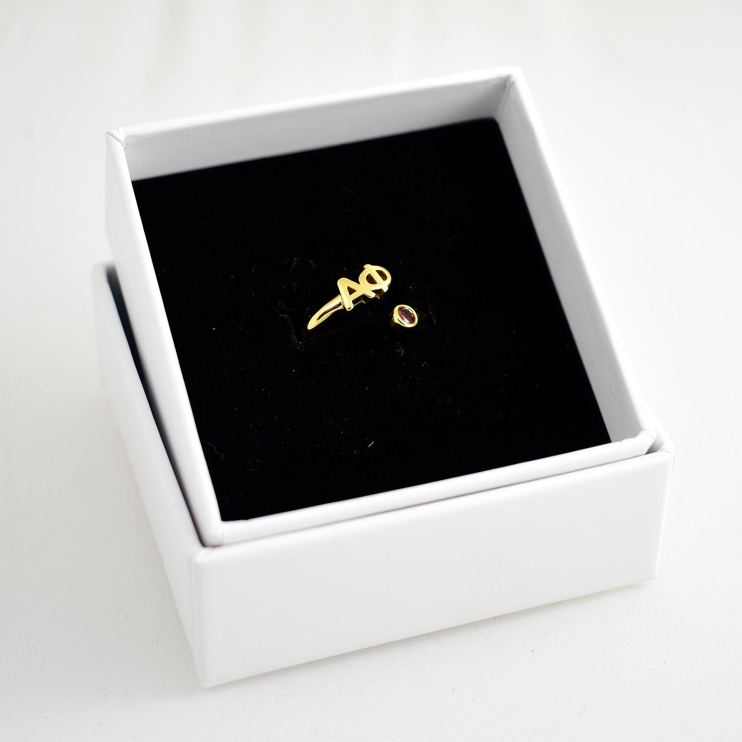 Alpha Phi Gemstone Ring - Ivy Society
