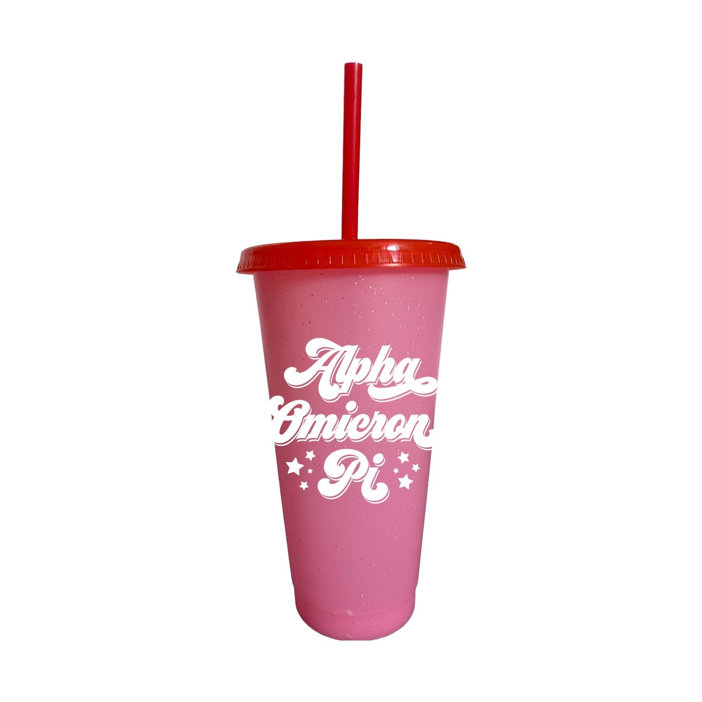 Alpha Omicron Pi Glitter Color Changing Cups 4 Pack - Ivy Society