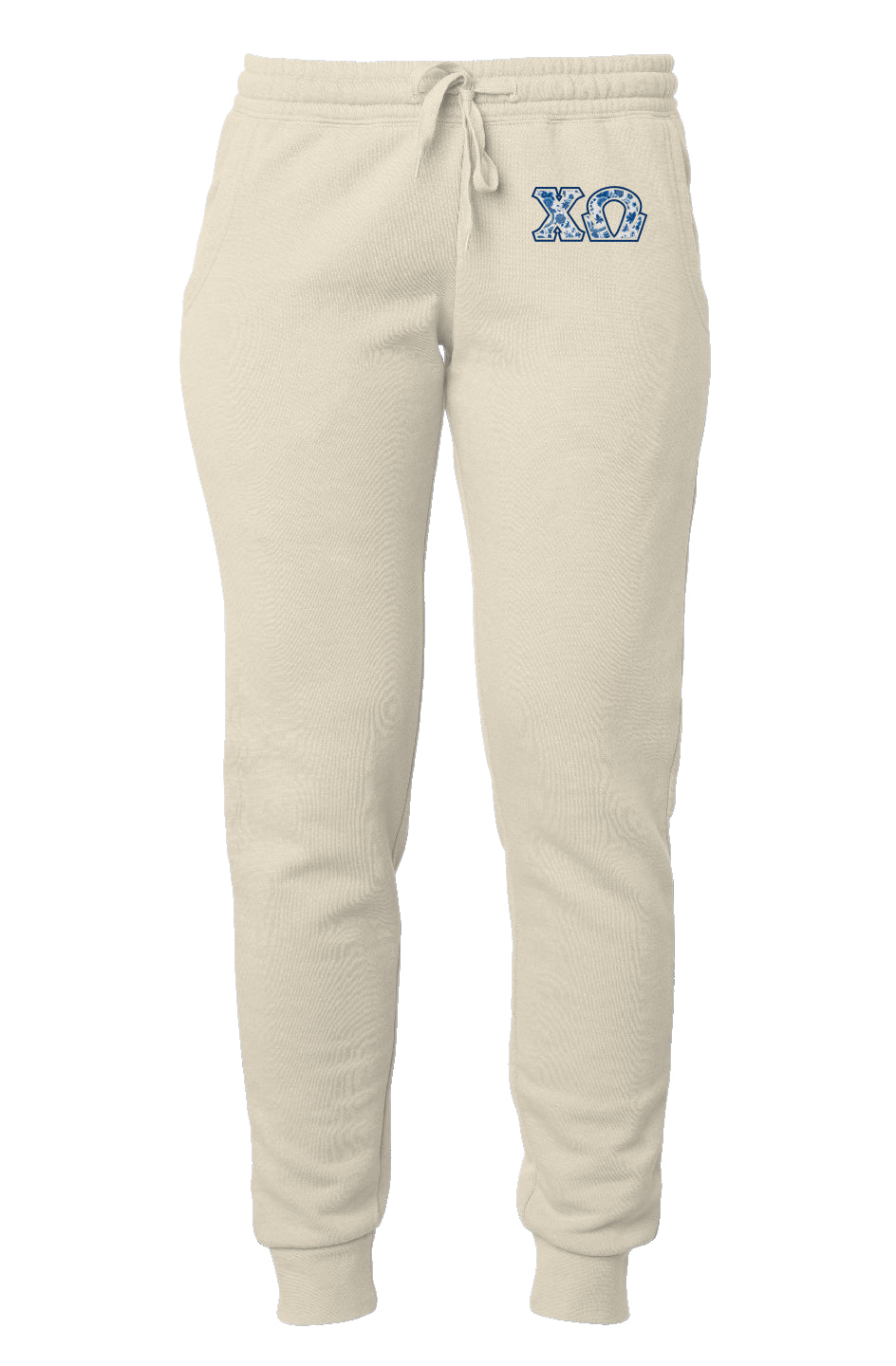Chi Omega Blue Willow Sweatpants - Ivy Society