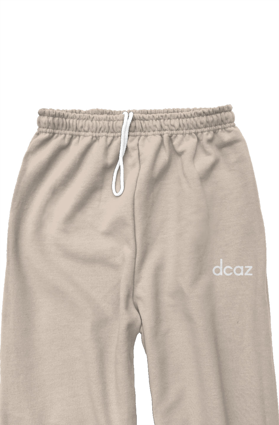 dcza sweatpants white embroidered logo - Ivy Society