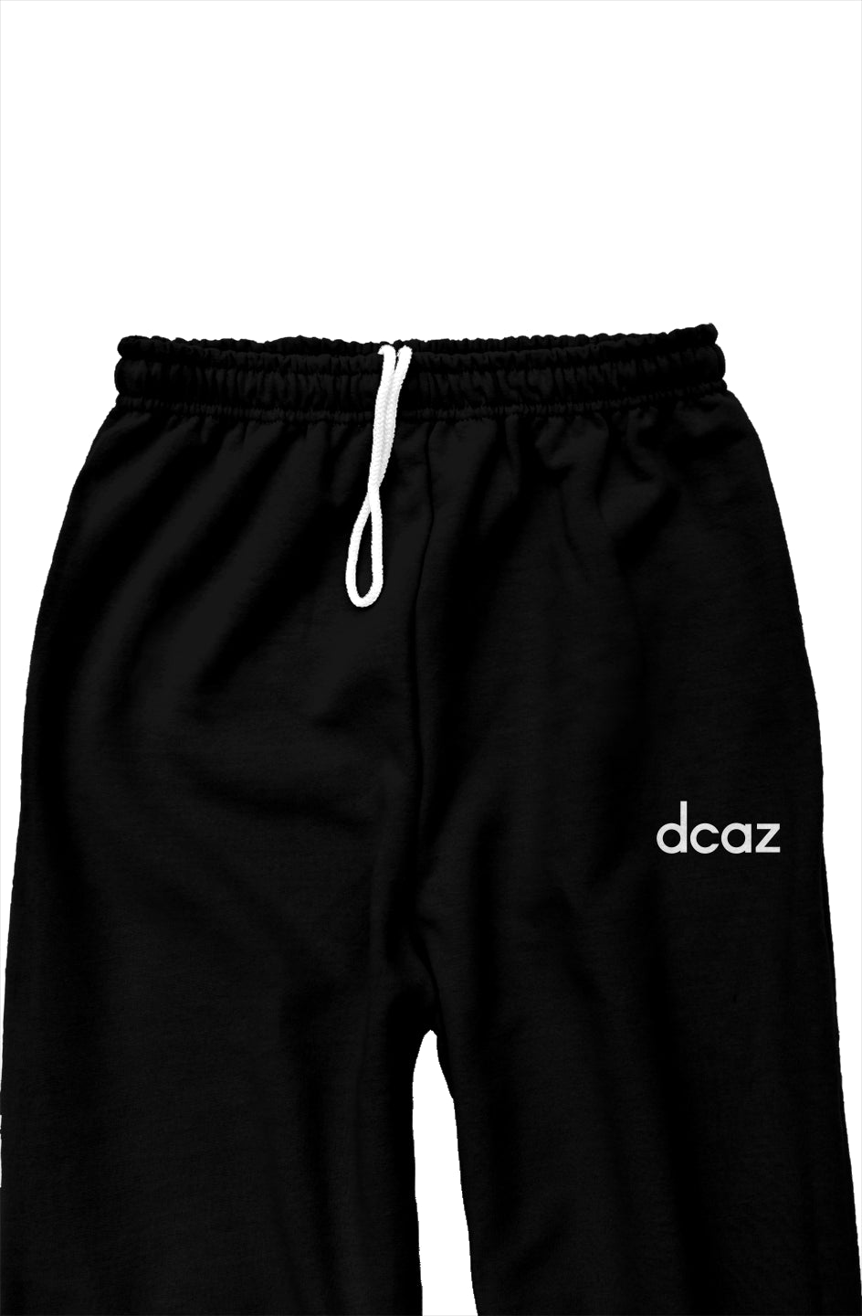 dcza sweatpants white embroidered logo - Ivy Society
