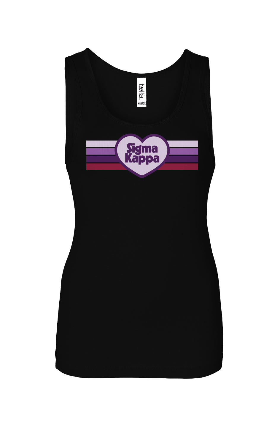 Sigma Kappa Retro Heart Tank Top - Ivy Society