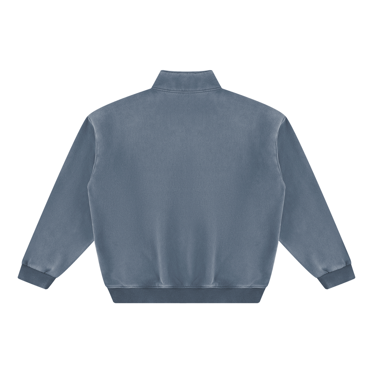 Alpha Phi Round Monogram Quarter Zip Sweatshirt