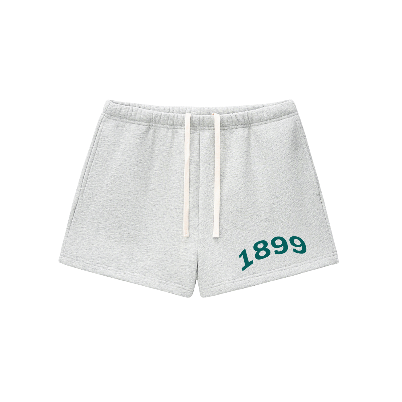 Green Alpha Sigma Tau Fleece Drawstring Shorts - Ivy Society