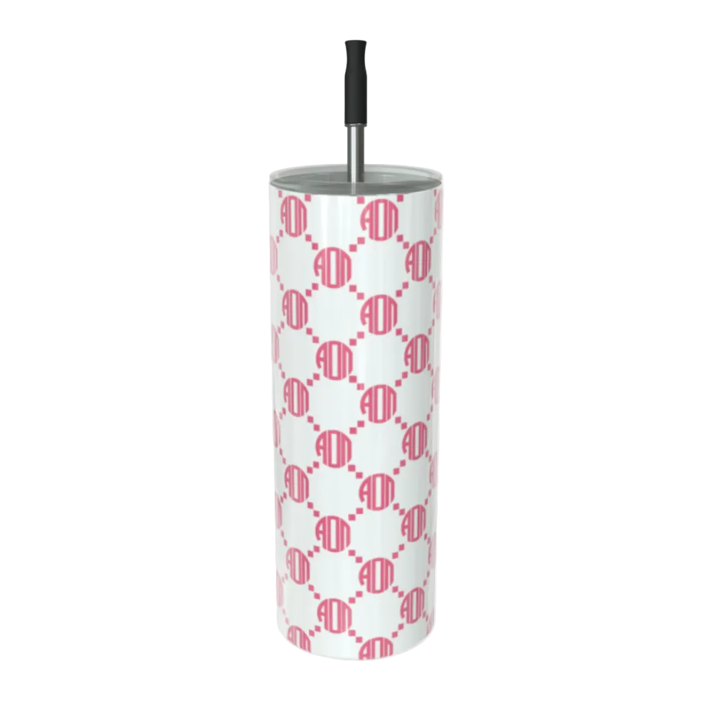 Alpha Omicron Pi Pattern Tumbler - Ivy Society