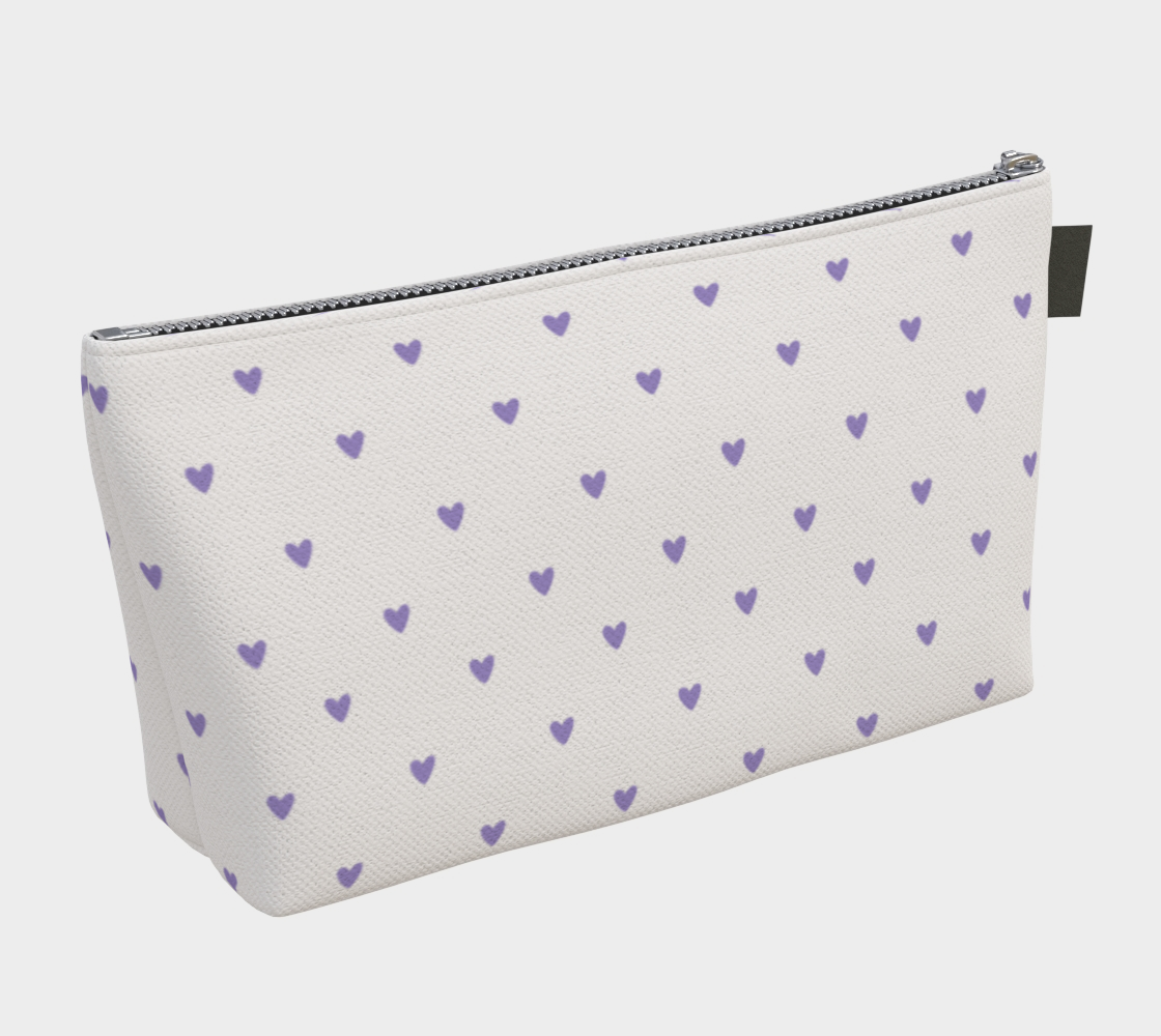 Sigma Kappa Heart Makeup Bag