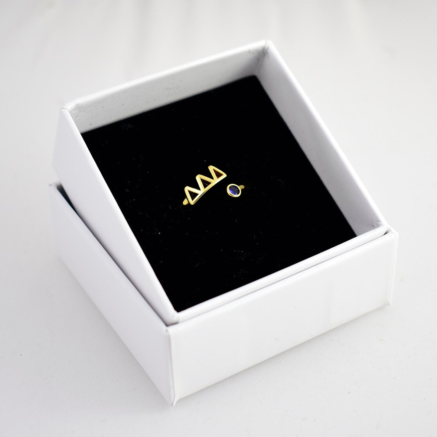 Tri Delta Gemstone Ring - Ivy Society