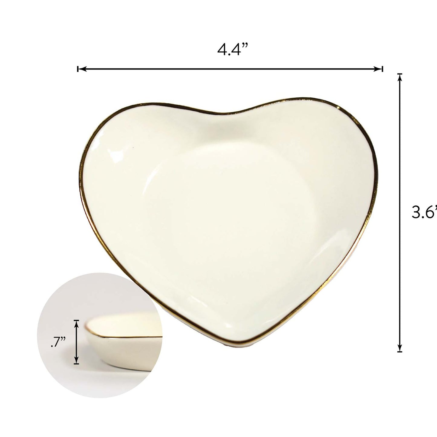 Alpha Xi Delta Heart Ring Dish - Ivy Society